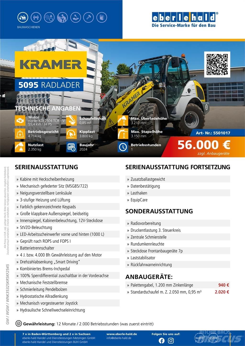 Kramer 5095 Hjullastere