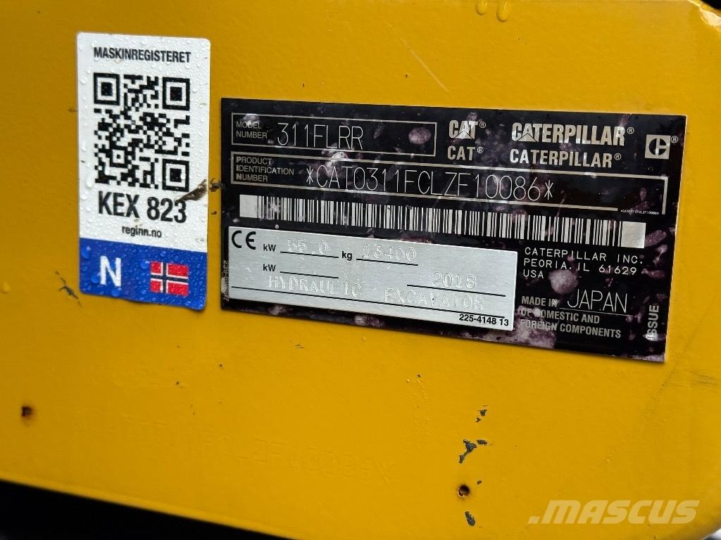 CAT 311 FL RR Beltegraver