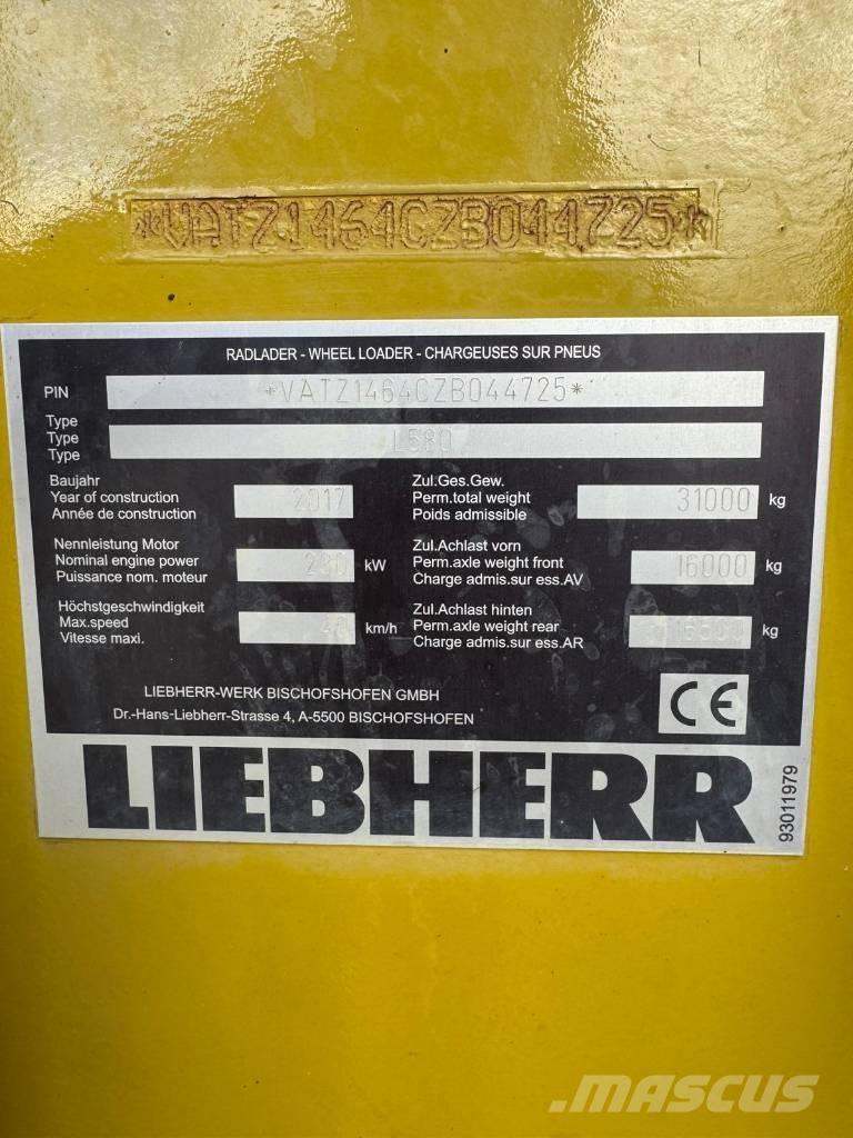 Liebherr L 580 Hjullastere