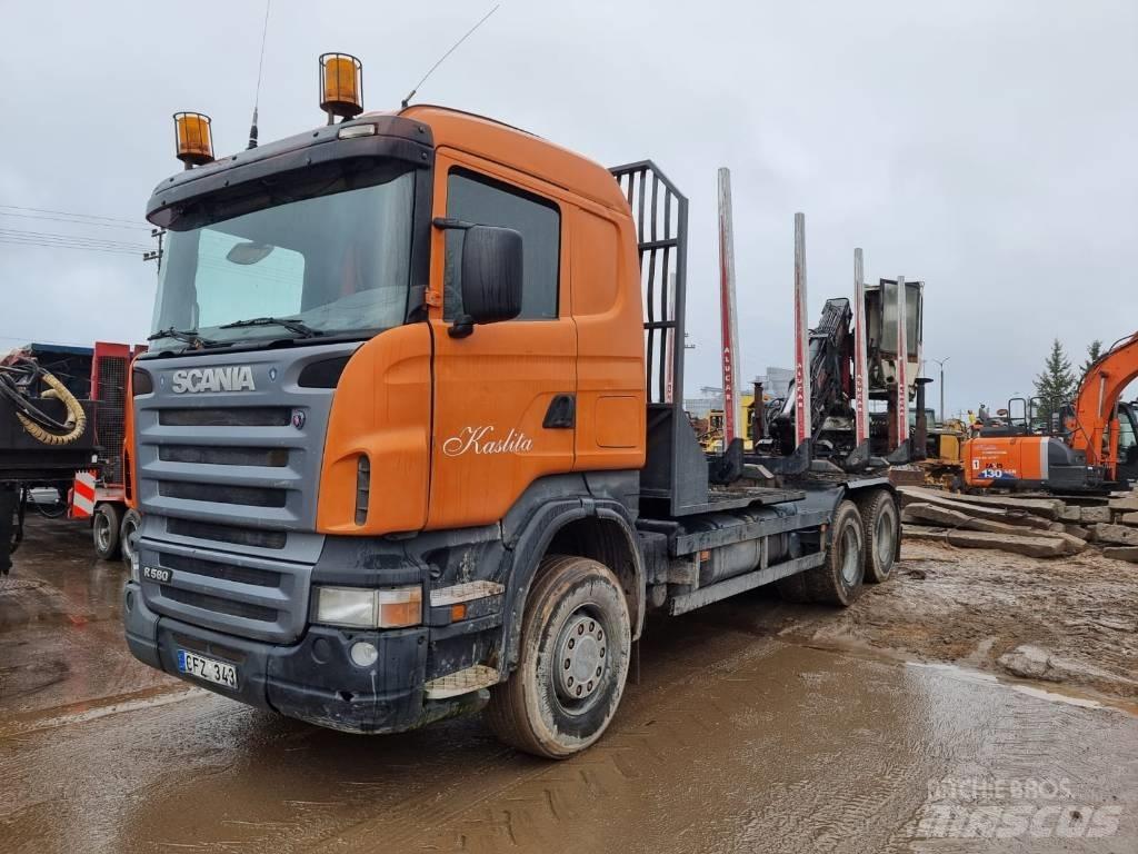 Scania R 580 Tømmerbiler