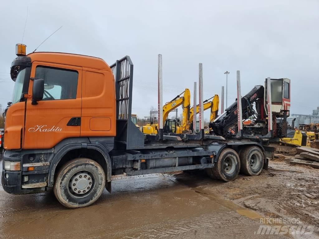 Scania R 580 Tømmerbiler