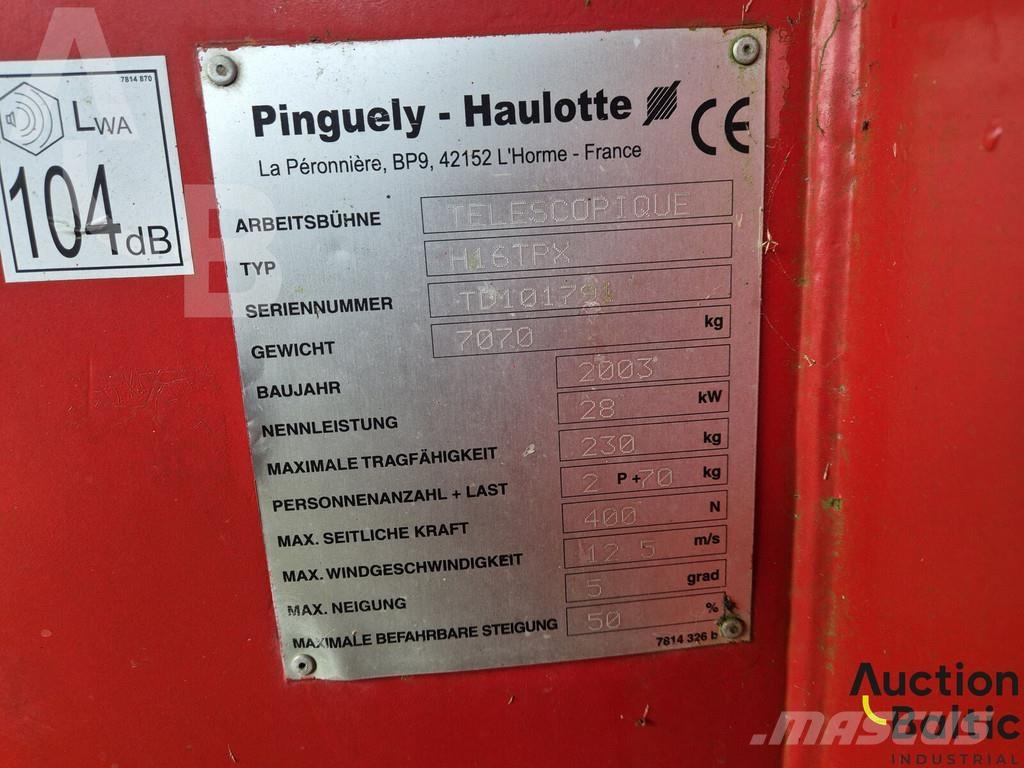 Haulotte H 16 TPX Leddede bomlifter