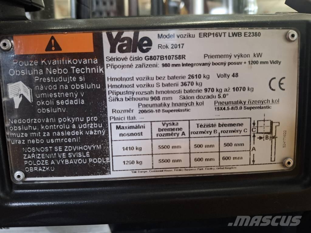 Yale ERP 16 VT Elektriske trucker