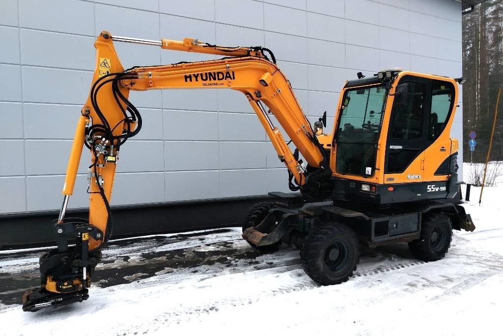 Hyundai 55W-9a Hjulgravere