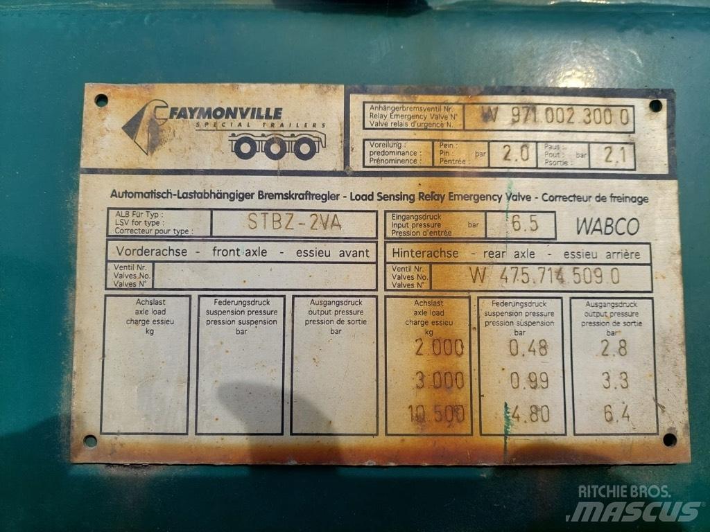 Faymonville STBZ-2VA Brønnhenger semi