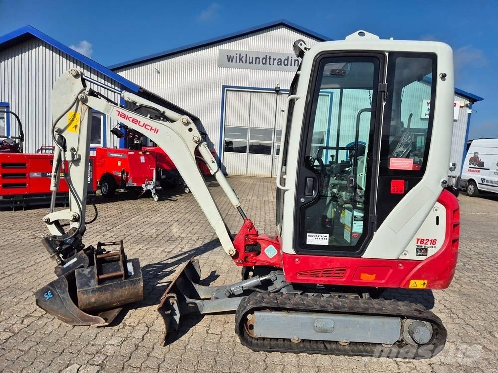Takeuchi TB 216 Minigravere <7t