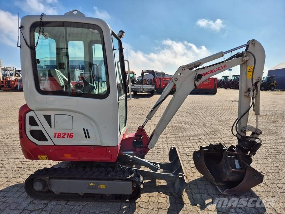 Takeuchi TB 216 Minigravere <7t
