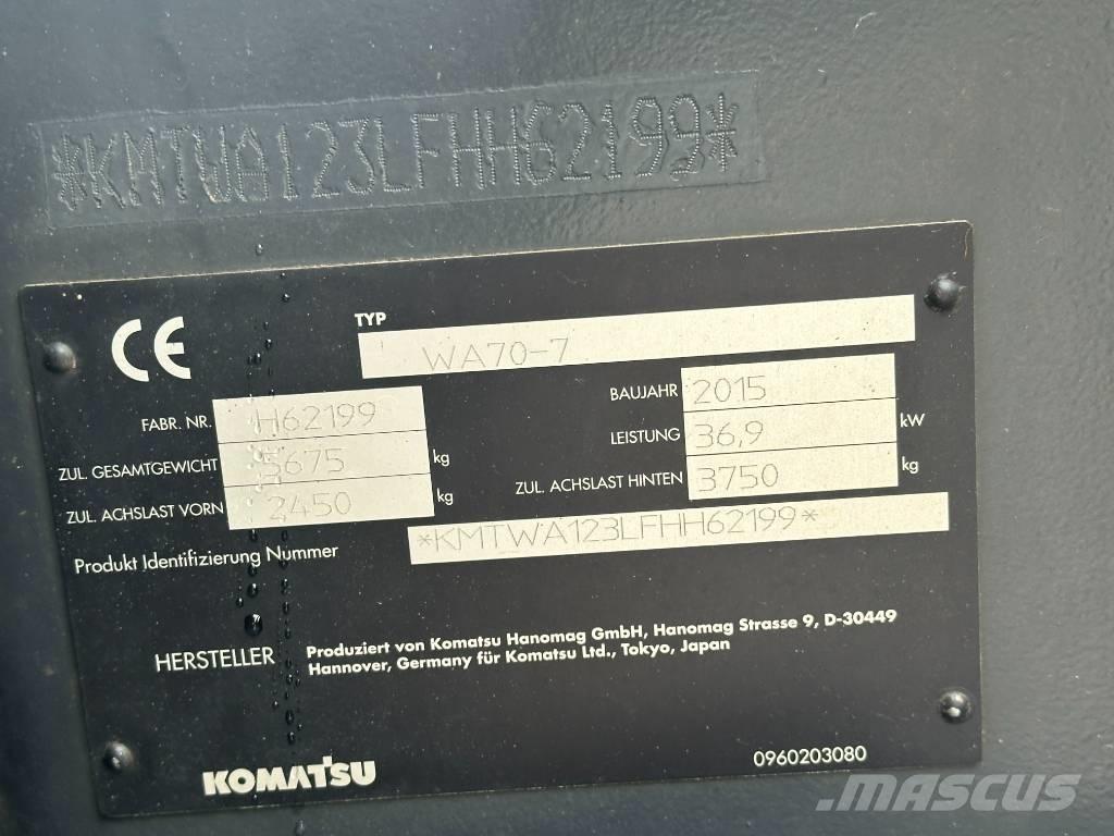 Komatsu WA 70 Hjullastere