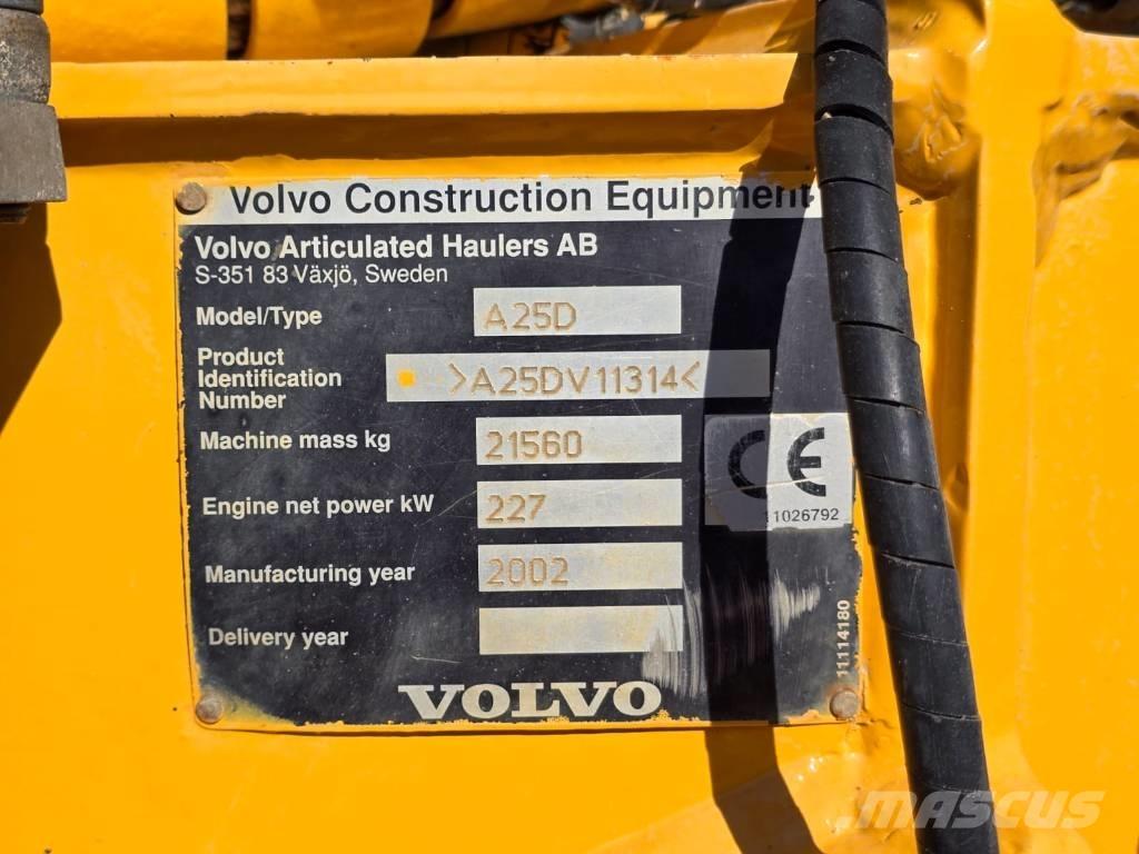 Volvo A25 D Mini dumpere