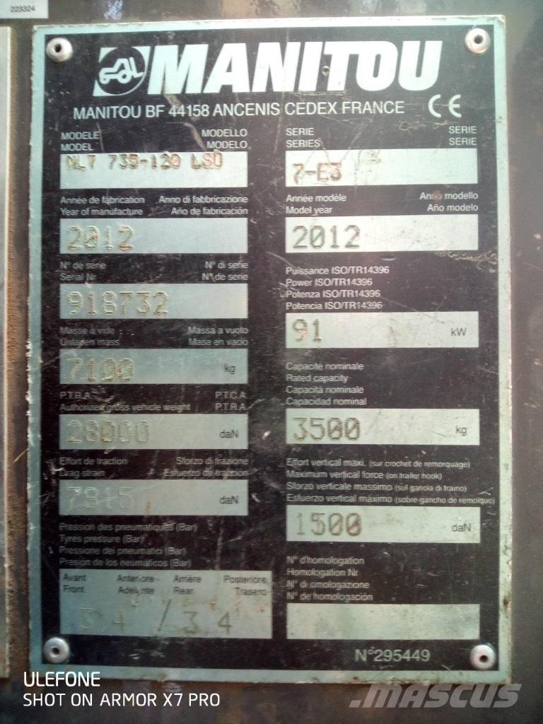 Manitou 735 LSU Teleskoplastere for Landbruk