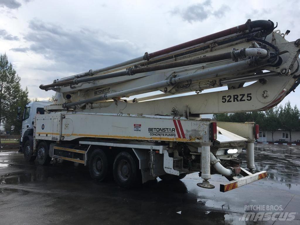 Betonstar 52M-5RZ Betongpumpe biler