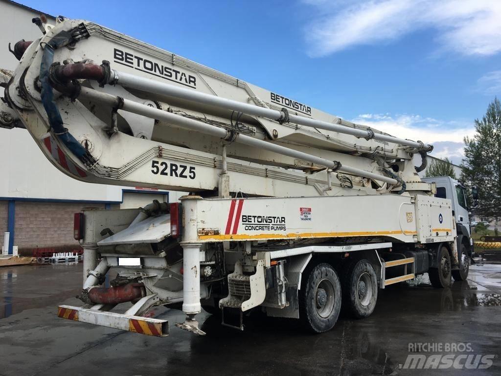 Betonstar 52M-5RZ Betongpumpe biler