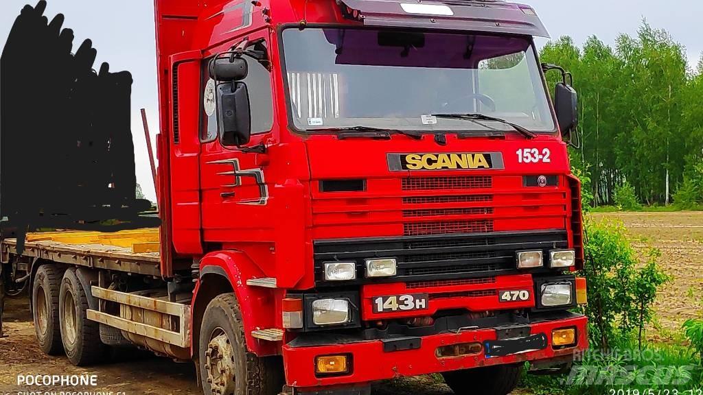 Scania 143 H 470 Tømmerbiler