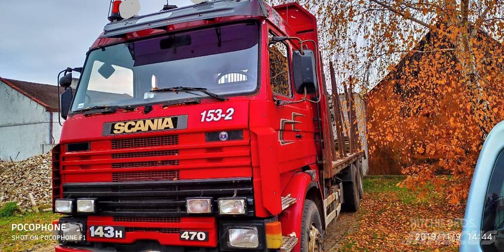 Scania 143 H 470 Tømmerbiler