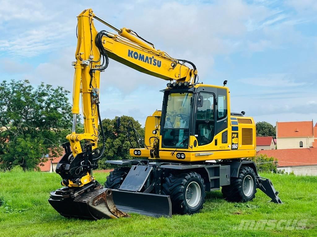Komatsu PW 160 - 10 Hjulgravere