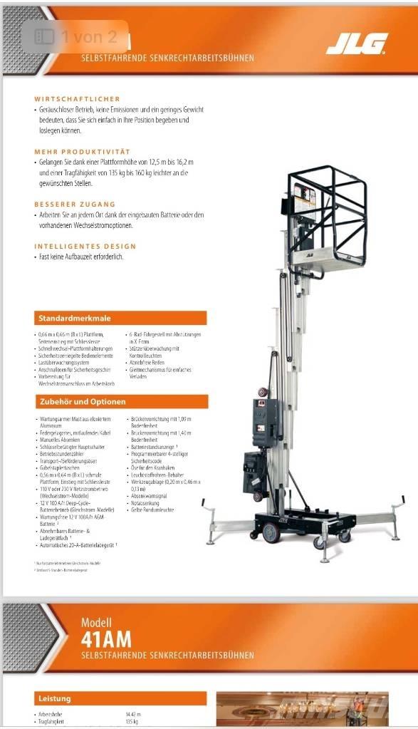 JLG 41 AM Personløftere
