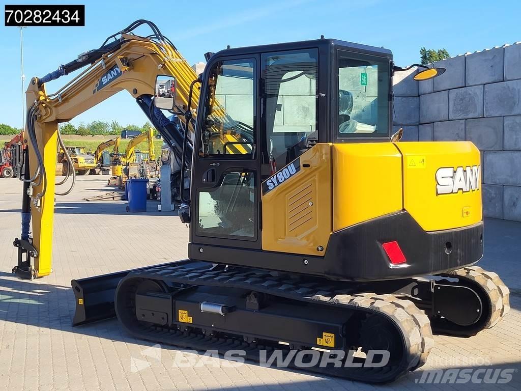 Sany SY80 U A/C Minigravere <7t