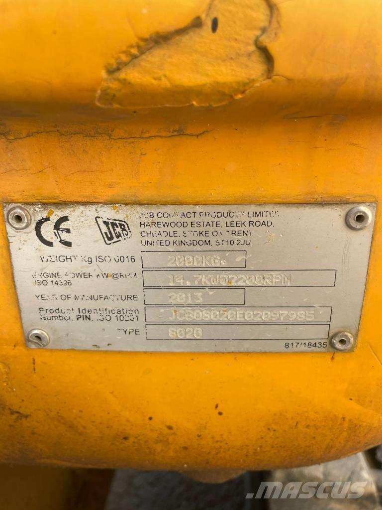 JCB 8020 Minigravere <7t