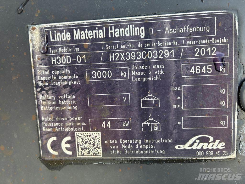 Linde H 30D01 Diesel Trucker