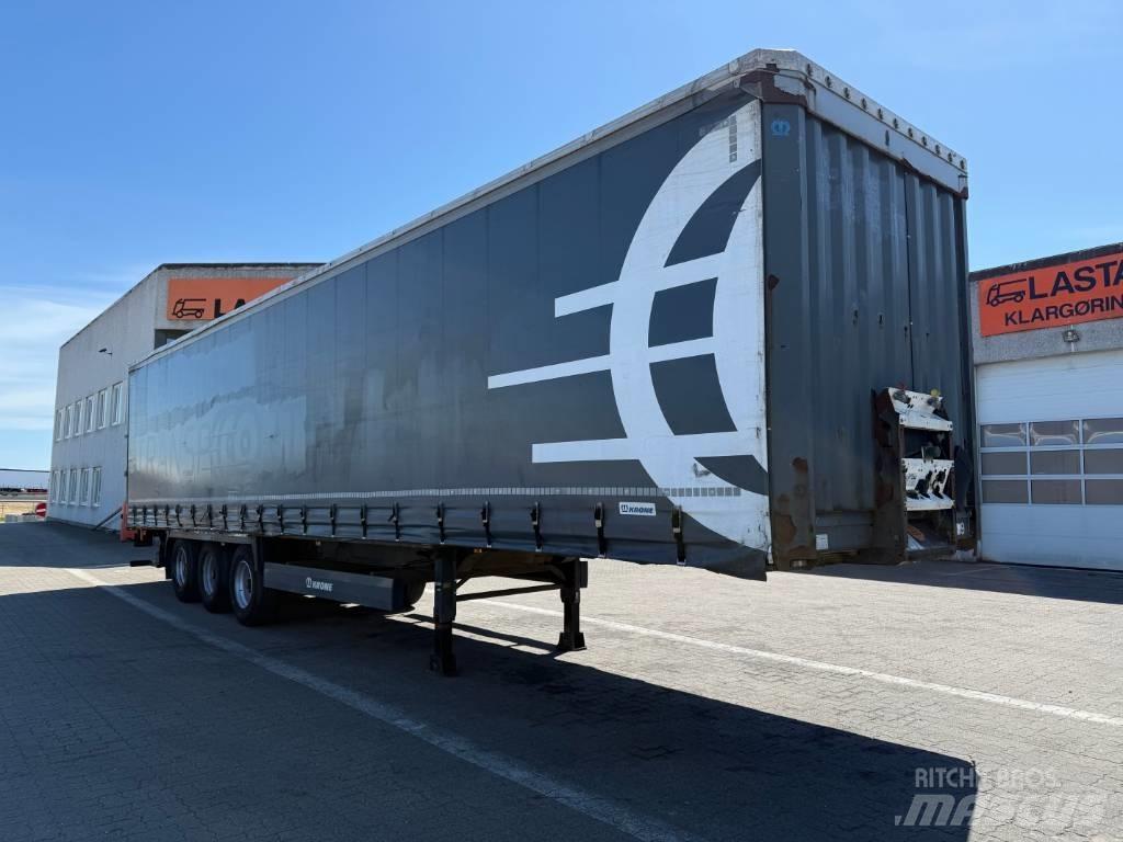 Krone 3 aks gardin Gardintrailer