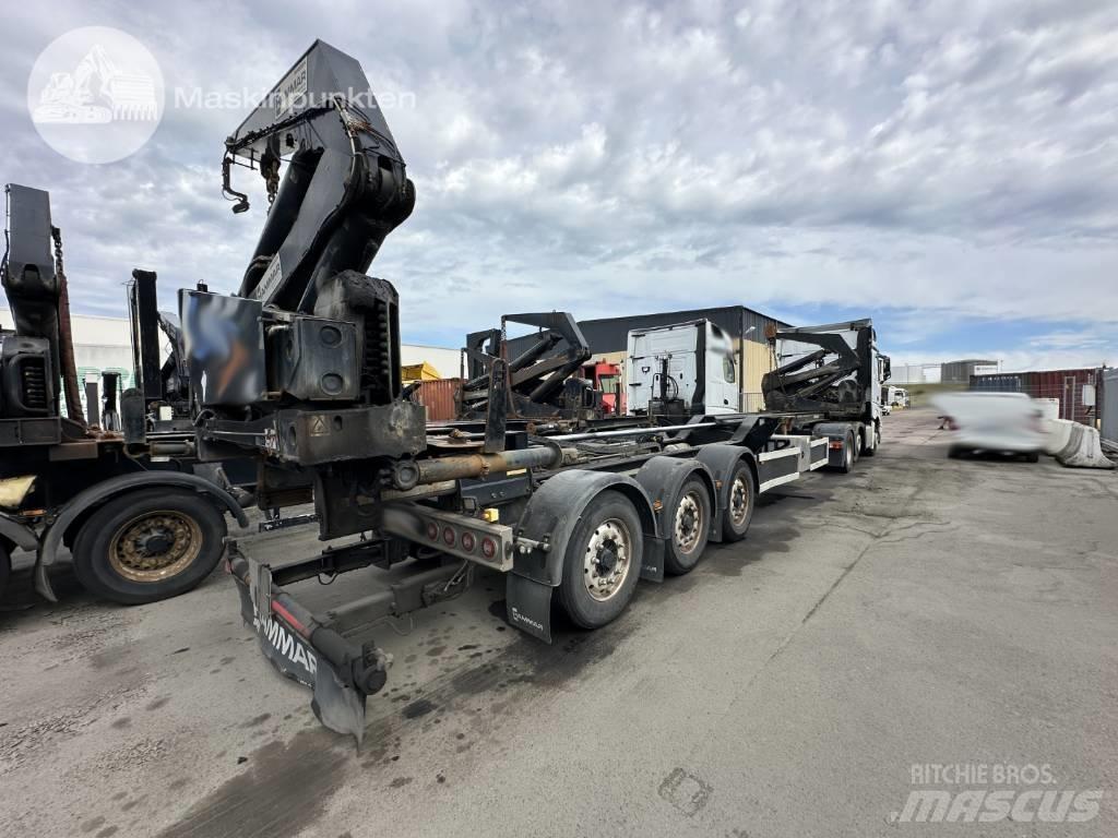 Hammar 195 D Containerchassis Semitrailere