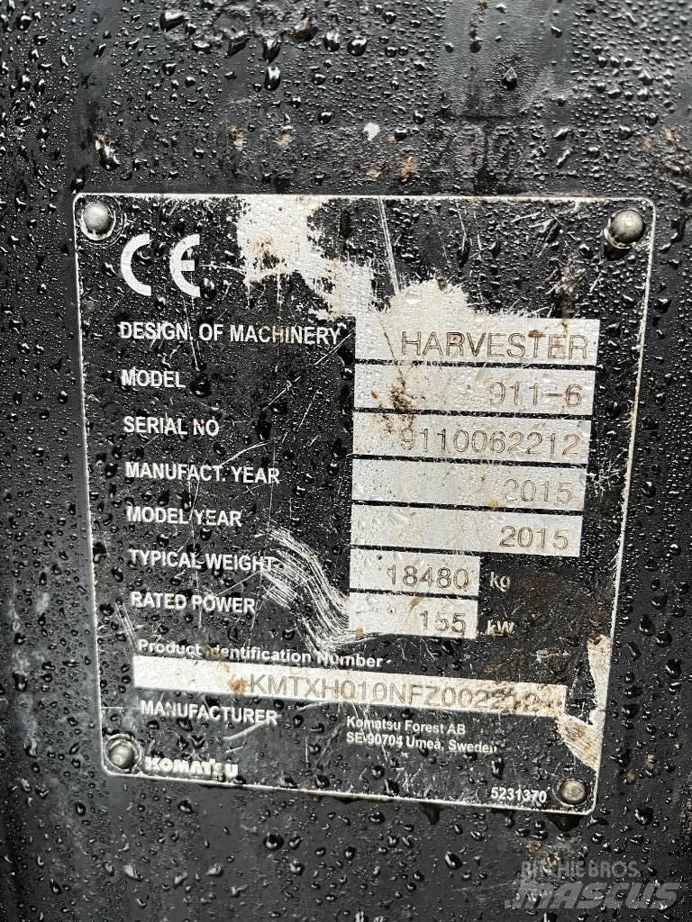 Komatsu 911.6 Hogstmaskiner