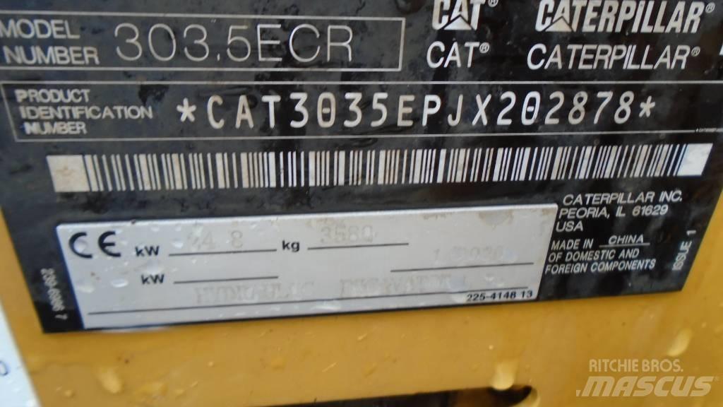 CAT 303.5 E CR Minigravere <7t