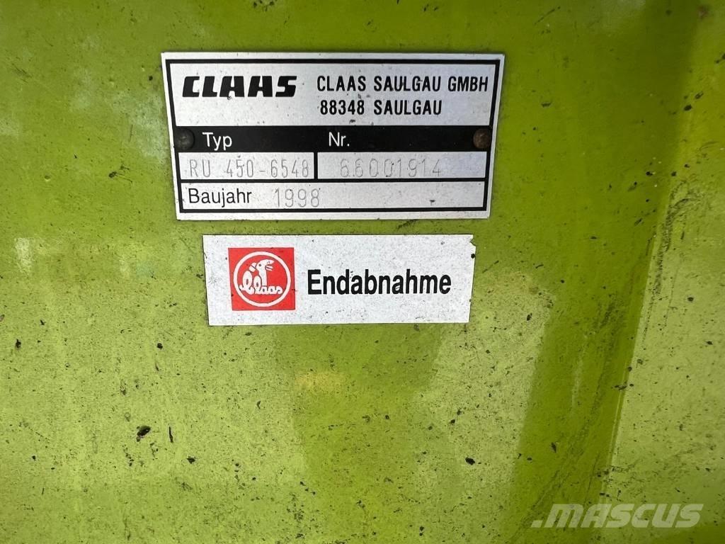 CLAAS RU 450 Selvdrevne fôrhøstere