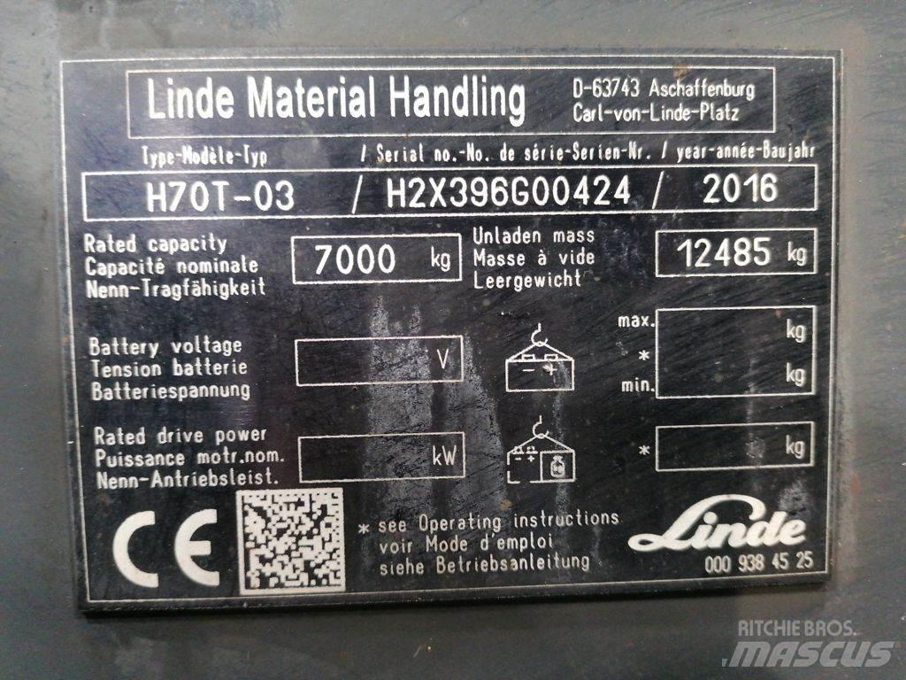 Linde H70T-01 Propan trucker