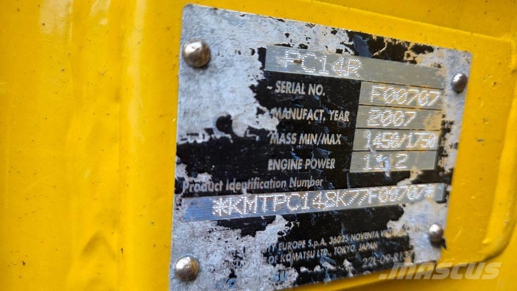 Komatsu PC 14 R Minigravere <7t