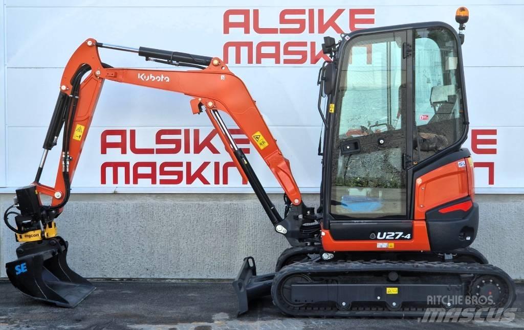 Kubota U 27-4 Minigravere <7t