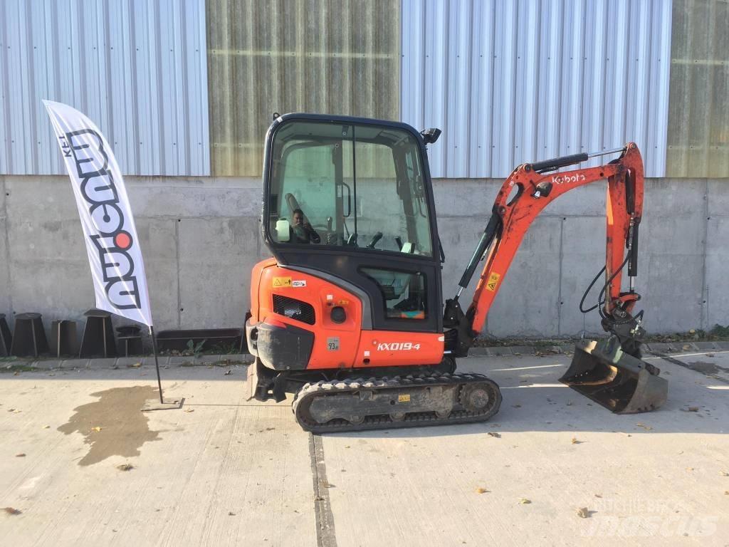 Kubota KX 019-4 Minigravere <7t