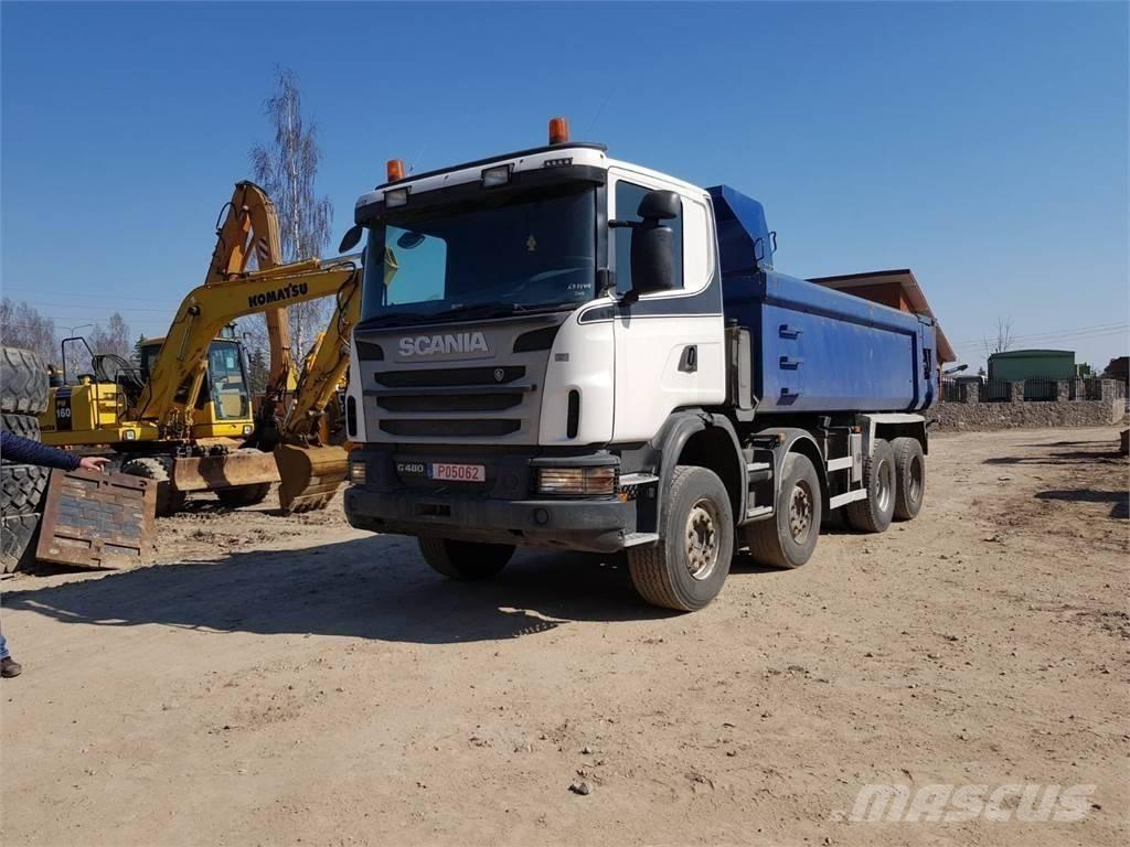 Scania G480 8x4 Liftdumper biler