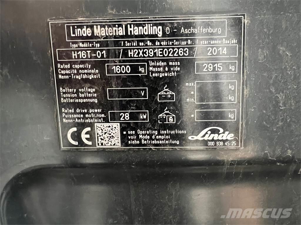 Linde H16T Propan trucker
