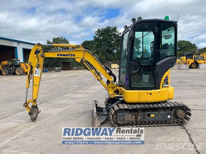 Komatsu PC 26 MR-5 Minigravere <7t