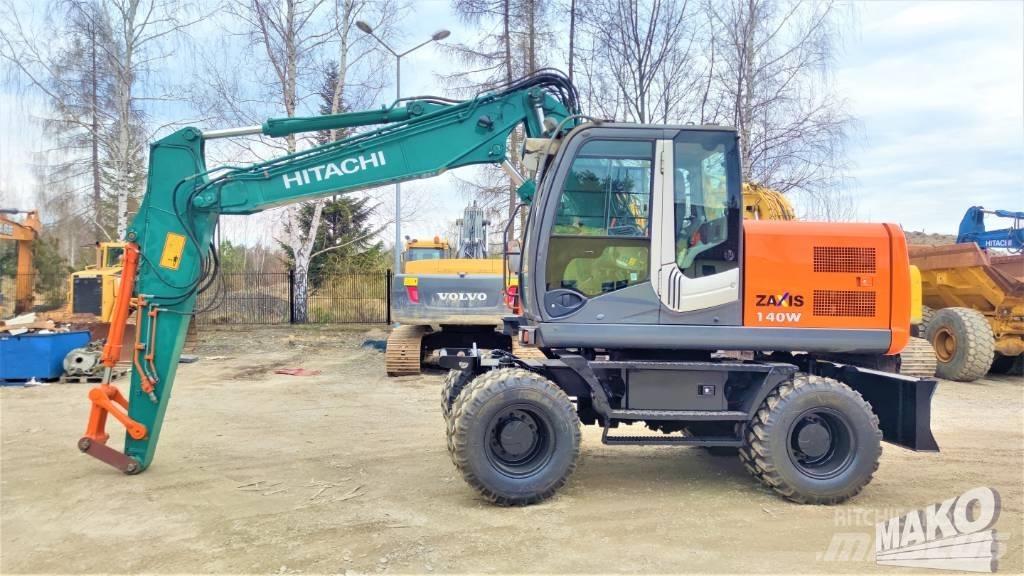 Hitachi ZX 140 W-3 Hjulgravere