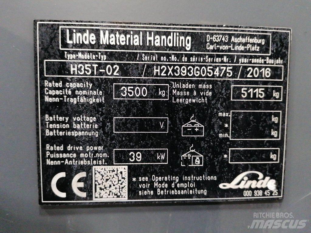 Linde H35T-02 Propan trucker