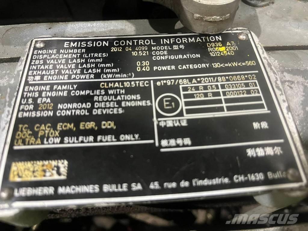 Liebherr D936 A7 Motorer