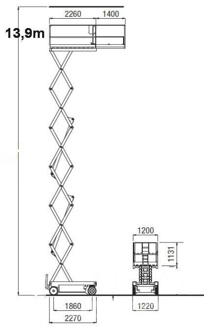 Iteco IT 12122 Sakselifter