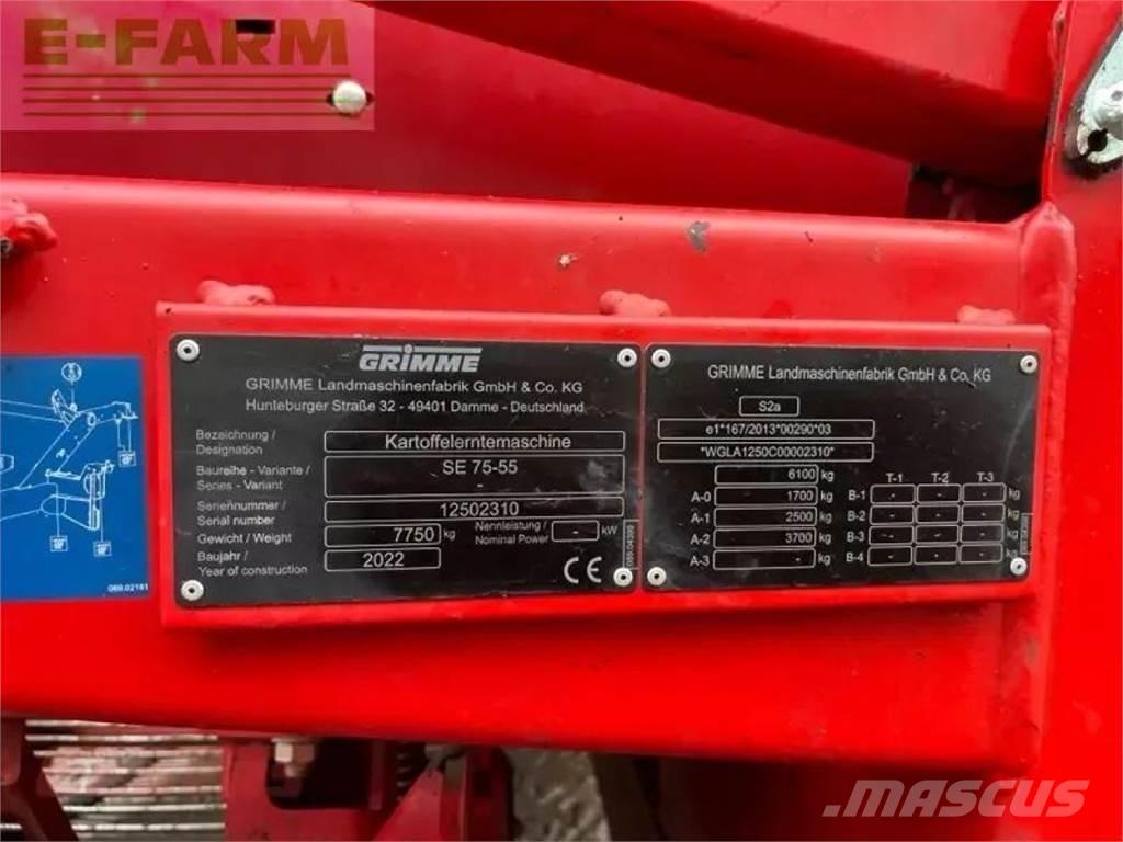 Grimme se 75-55 sb Potetmaskiner - Annet