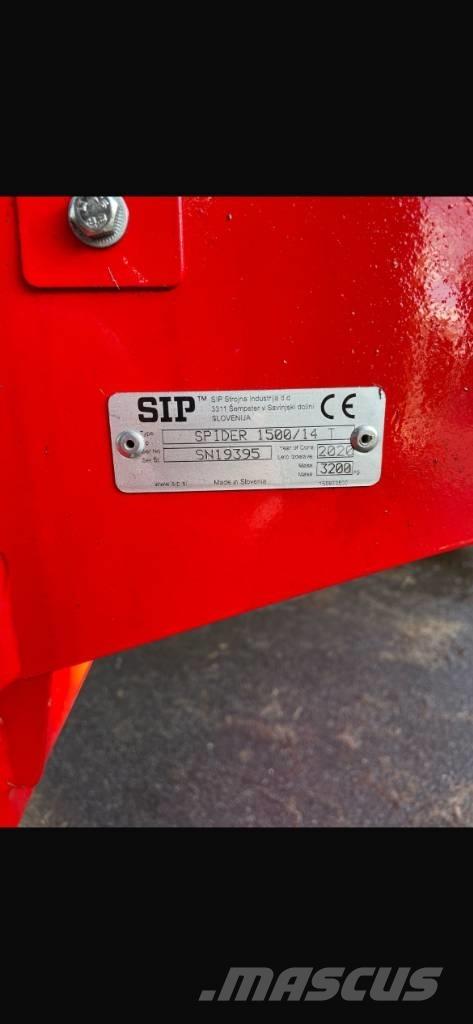 SIP Spider 1500/14T Raker og høyvendere