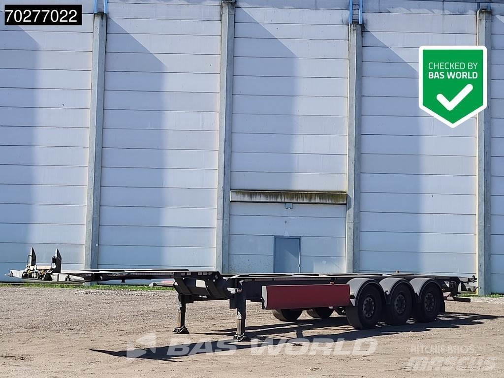 Van Hool 3 axles Containerchassis Semitrailere