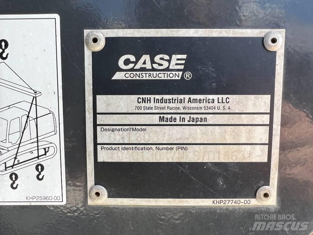 CASE CX 130 D Beltegraver