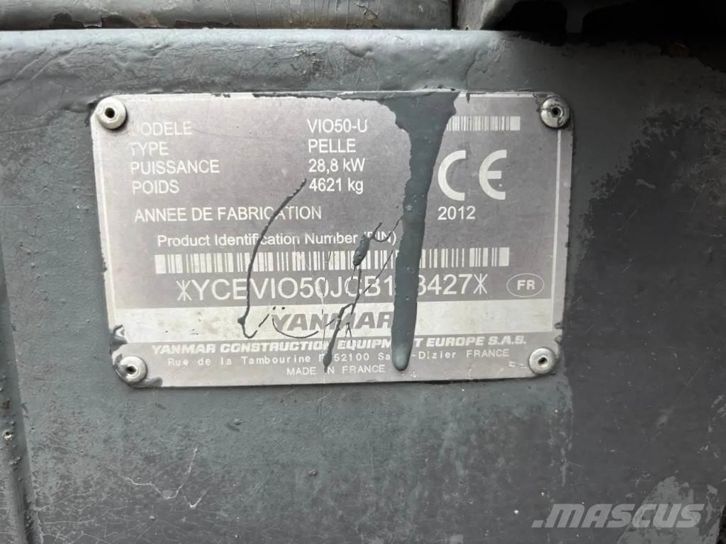 Yanmar VIO50-U Minigravere <7t