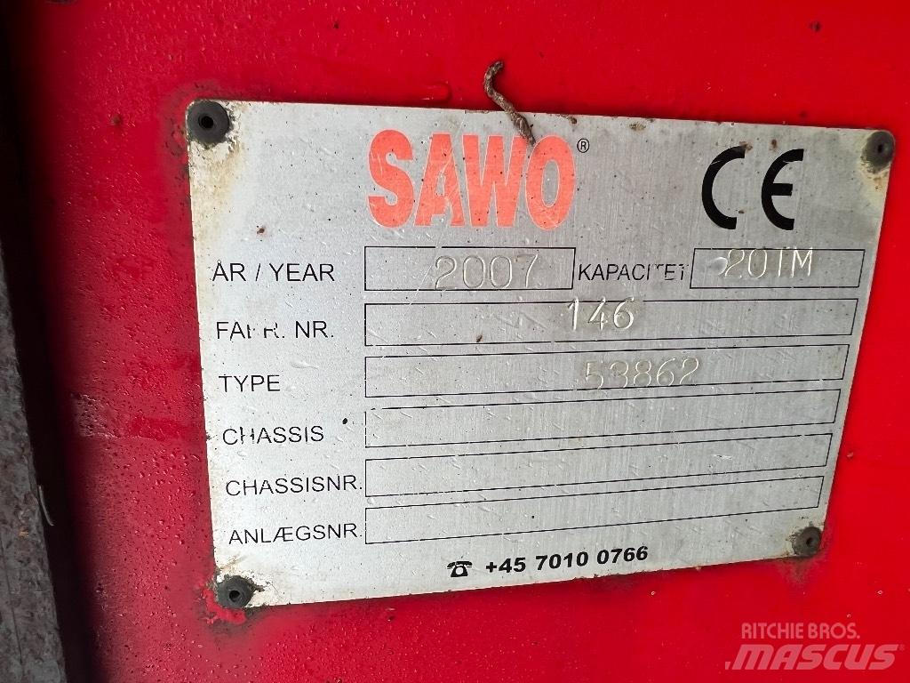 Hiab 20tm Krankonsol Stykkgods kraner