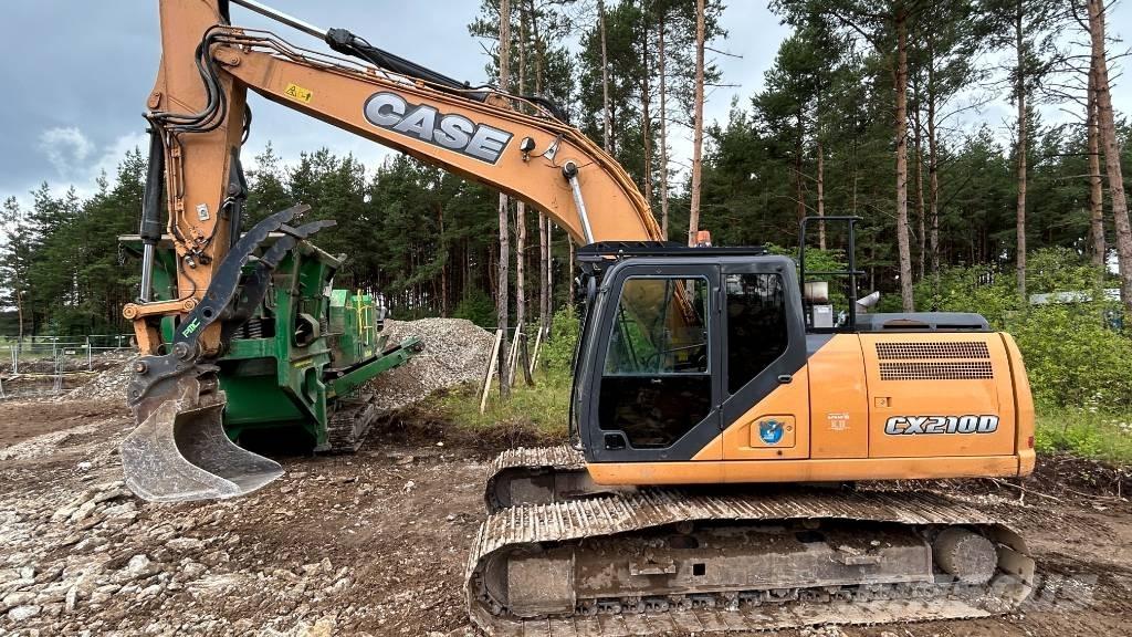 CASE CX 210 D Beltegraver