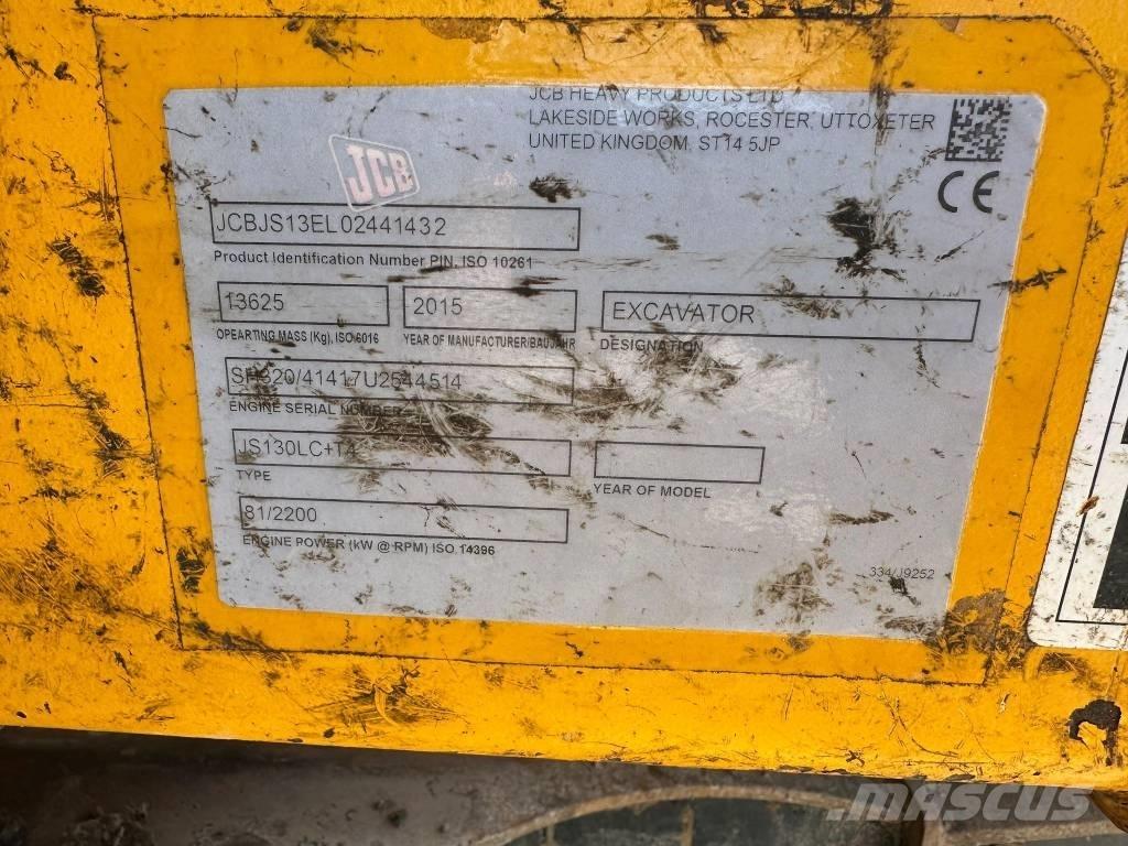 JCB JS 130 LC Beltegraver