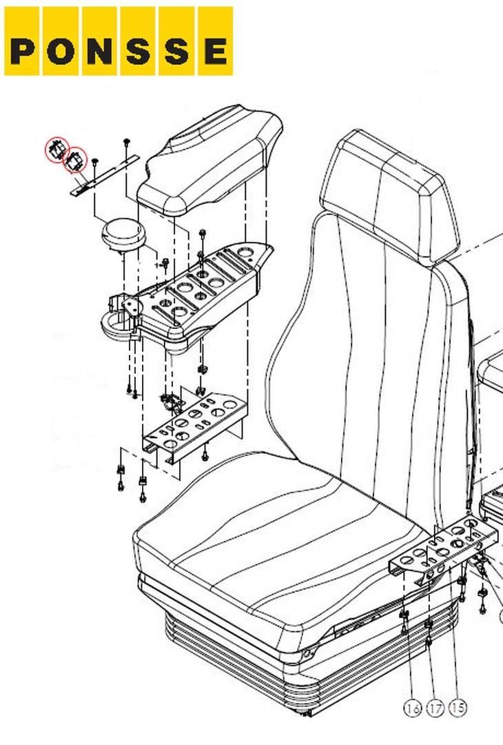 Ponsse 0055224 Lys - Elektronikk