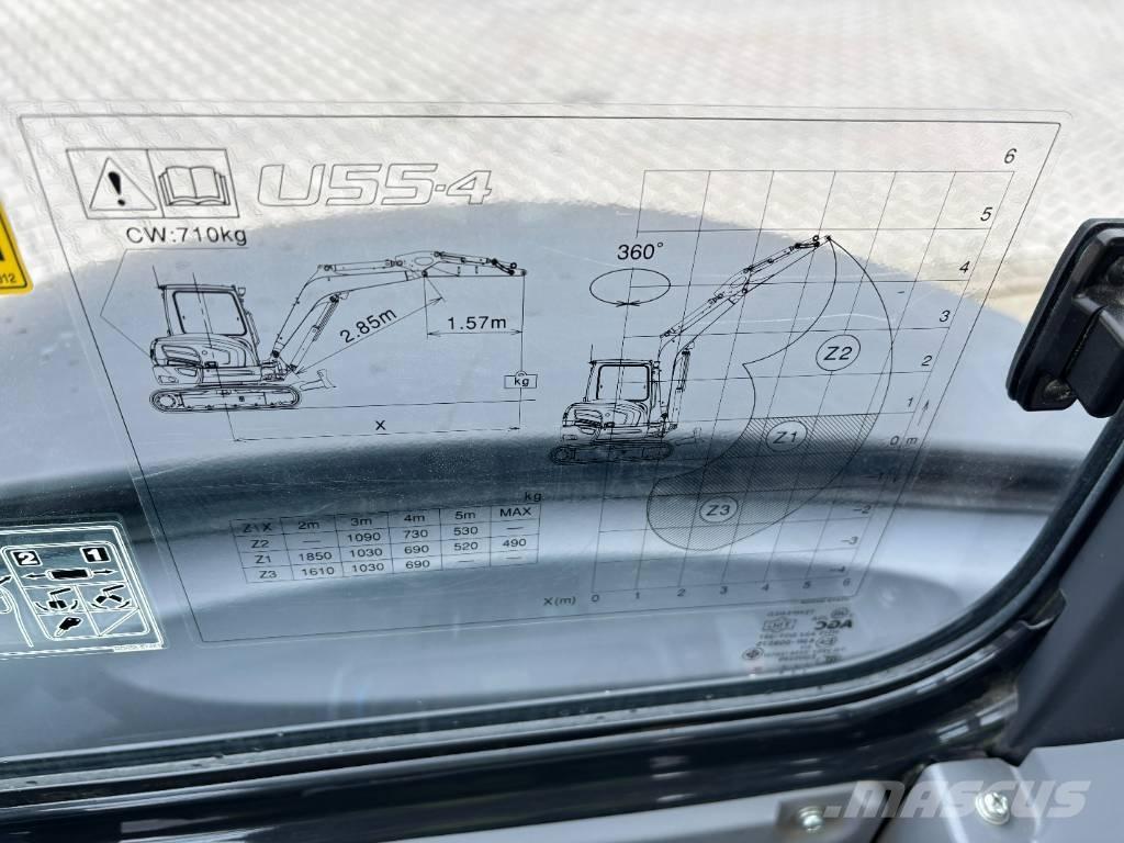 **SOLD** Kubota U 55-4 Minigravere <7t