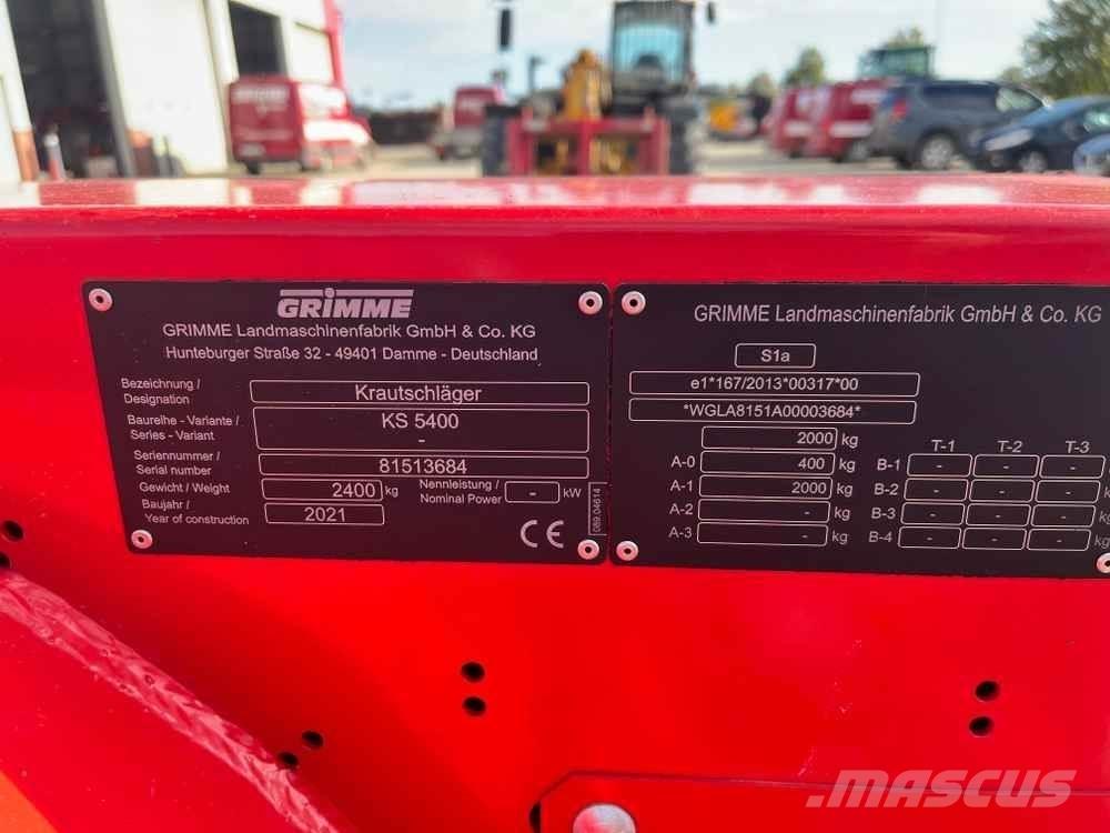 Grimme KS 5400 Potetmaskiner - Annet